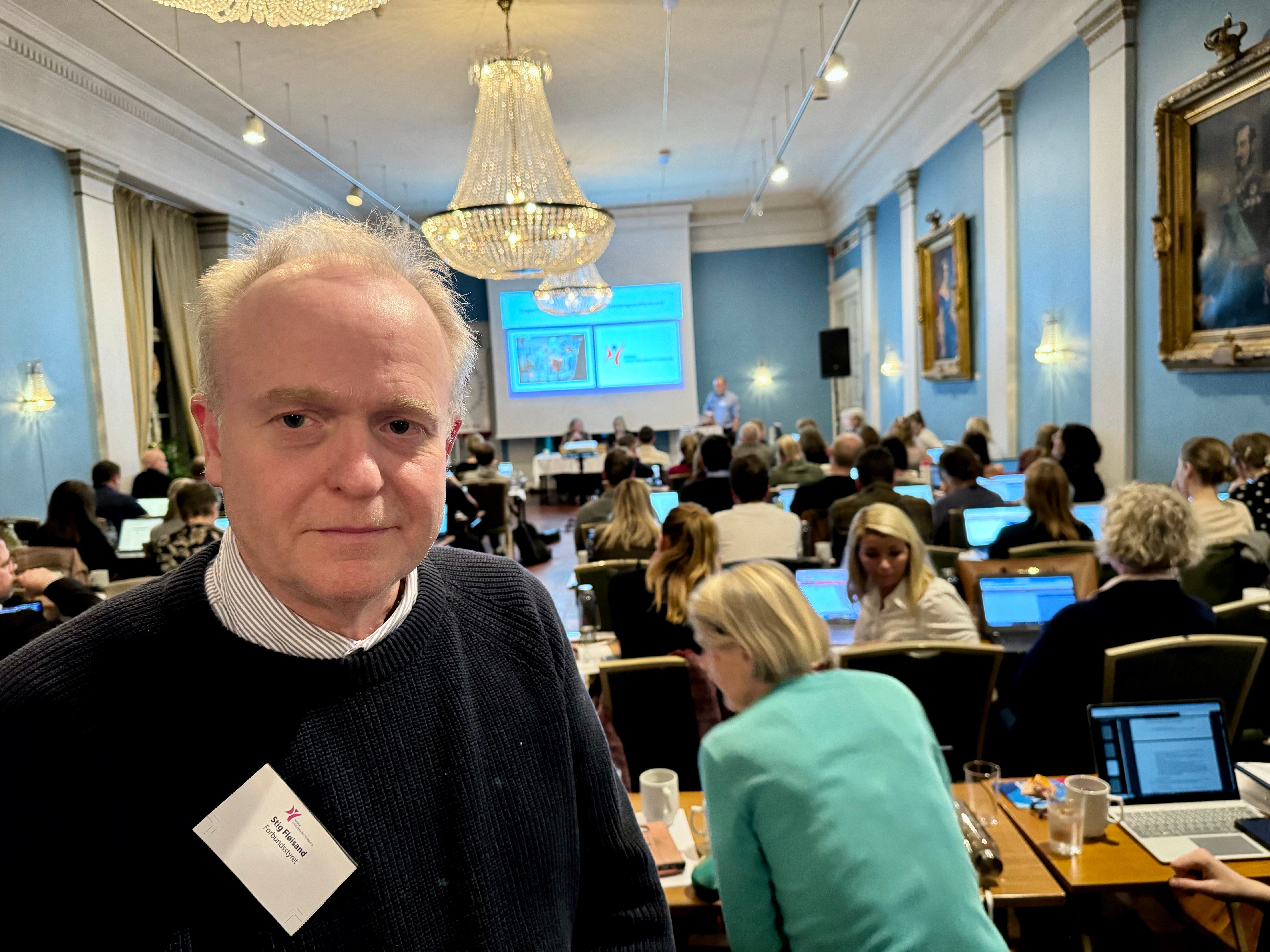 Stig foran landsmøtet